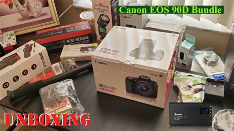 Unboxing Canon Eos 90d Dslr Camera And Canon Ef S 18 135mm F35 56