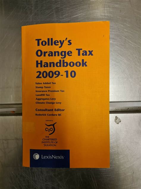 Tolley S Orange Tax Handbook To Complete Set Law Book Sellers