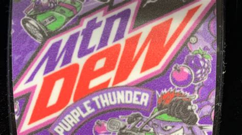 First Taste Of Mtn Dew Purple Thunder Circle K Exclusive Youtube