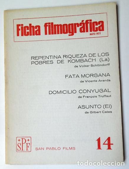 Cine Ficha Filmografica Repentina Riqueza De Lo Comprar Biografías De