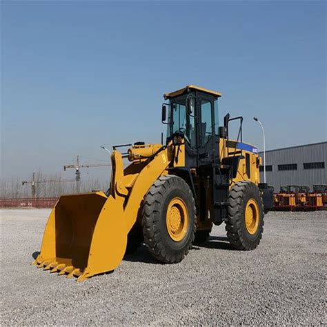 655f 5 Ton Hydraulic Wheel Loader With Fork Quick Hitch And Front End