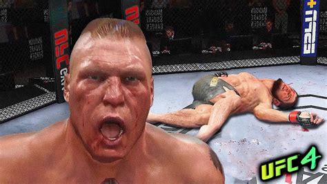 Khabib Nurmagomedov Vs Brock Lesnar Professional Wrestler Ea Sports