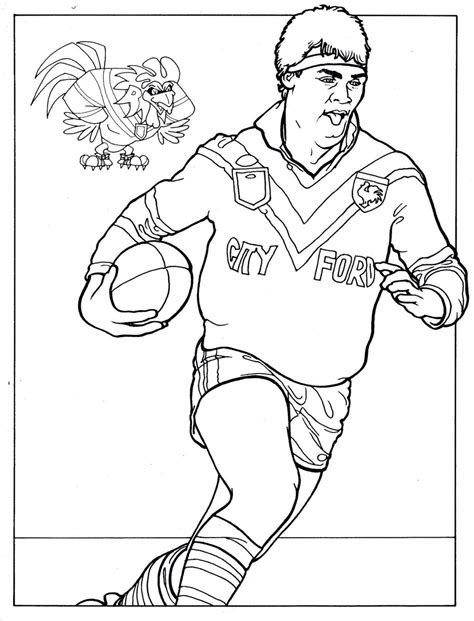 Nrl Coloring Pages Coloring Home