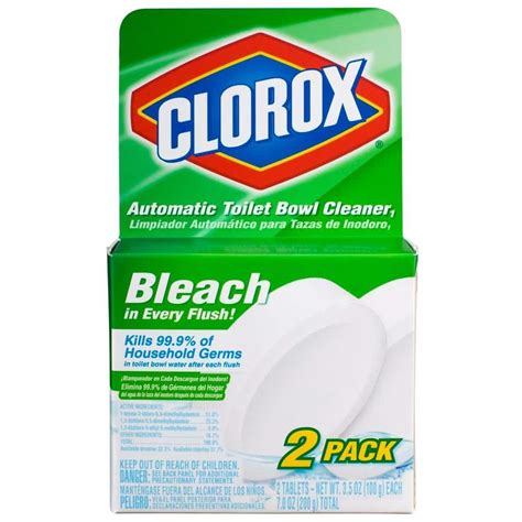 Clorox 3 5 Oz Automatic Toilet Bowl Cleaners 2 Pack 4460030024 The Home Depot