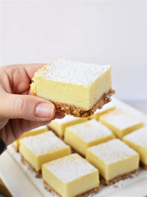 Lemon Bars With Graham Cracker Crust The Rebel Chick