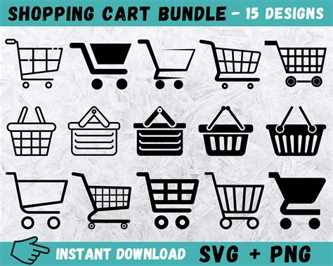 Shopping Cart Svg Bundle Shopping Cart Svg Shopping Cart Etsy Uk