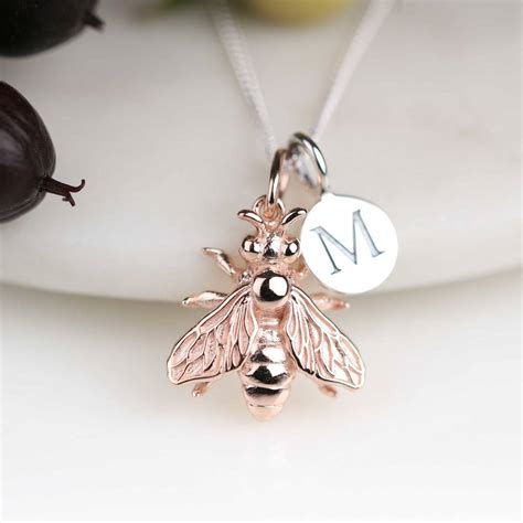 Personalised Honey Bee Necklace By Nest Notonthehighstreet