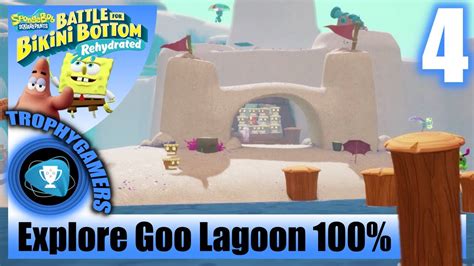 SpongeBob SquarePants Battle For Bikini Bottom Rehydrated Explore Goo Lagoon Walkthroh Part 4