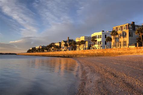 Charleston Battery Row Sunrise Photograph by Dustin K Ryan