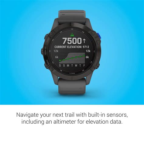 Garmin Fenix 6 Pro Solar Multisport GPS Watch With Solar Charging