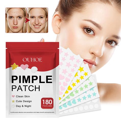 Ninsen Pimple Patches For Face Colorful Cute Shapes Zit Covers Hydrocolloid Acne Patches With