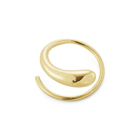 Mercy Swirl Rh Ngen Guld Georg Jensen Fri Frakt