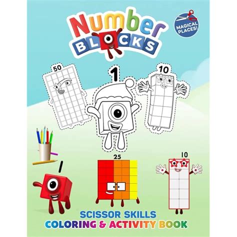 Buy Numberblocks Scissor Skills Coloring Activity Book Number