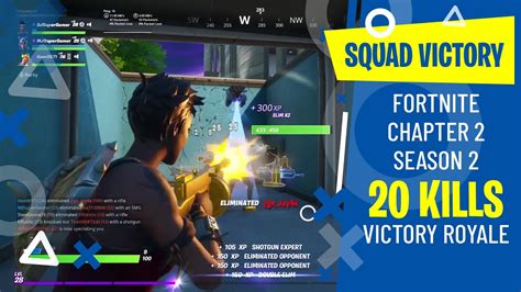 20 Kill Squad Victory Royale Individually Making 20 Kills In Fortnite