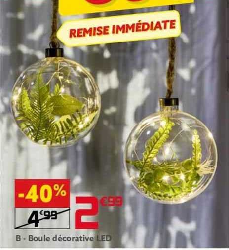 Promo Boule Décorative Led chez GiFi iCatalogue fr