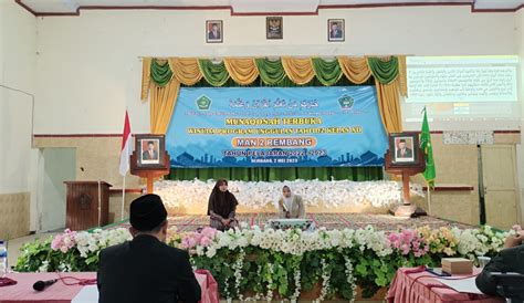 Berbasis Aplikasi MAN 2 Rembang Gelar Munaqosah Program Tahfidz MAN