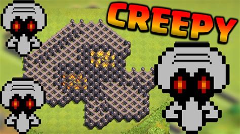 💀calamardo Espeluznante💀 Pixel Art 6 Antrax Clash Of Clans Youtube