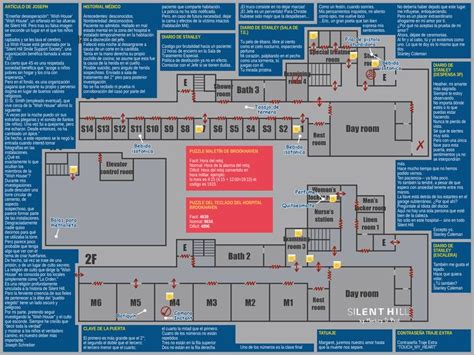 Brookhaven Hospital 2F 3F RF | Historial médico, Silent hill, Mapas