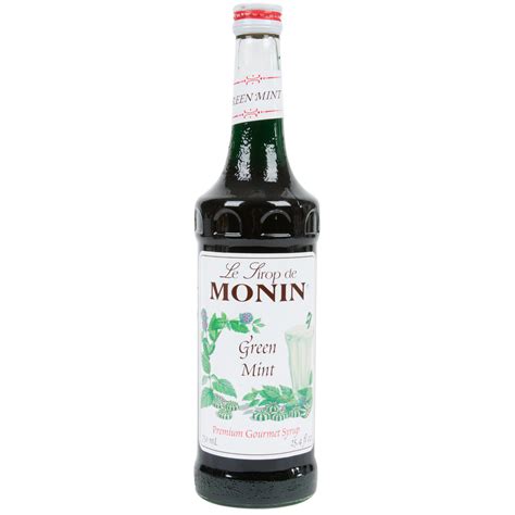 Monin 750 Ml Premium Green Mint Flavoring Syrup