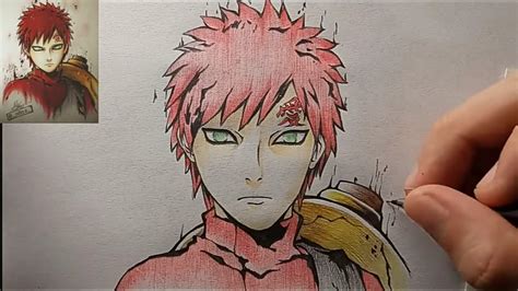 C Mo Dibujar A Gaara Naruto Shippuden Youtube