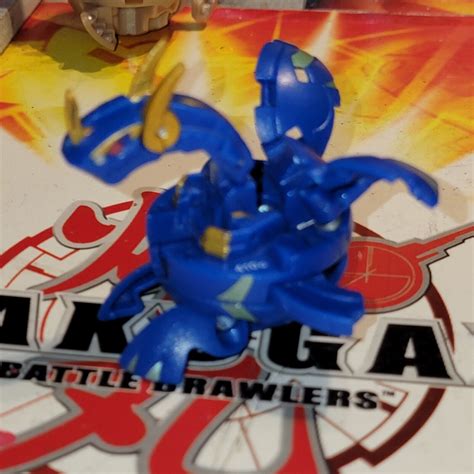 Bakugan Neo Dragonoid Aquos Blue New Vestroia Battle Brawlers Rare