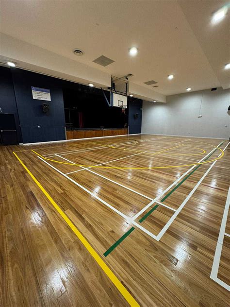 Basketball Court Marking Sydney | Handball Court Marking Experts