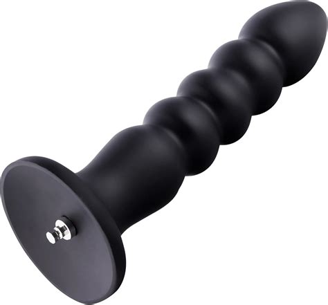 Amazon Hismith Silicone Anal Plug Insertable Anal Beads Dildo With Smooth Balls