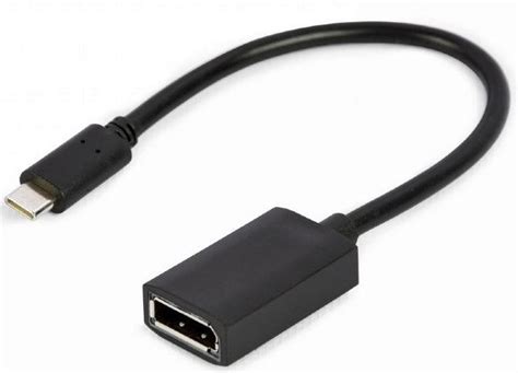 Перехідник Cablexpert 4K 60Hz Type C DisplayPort Black A CM DPF 02