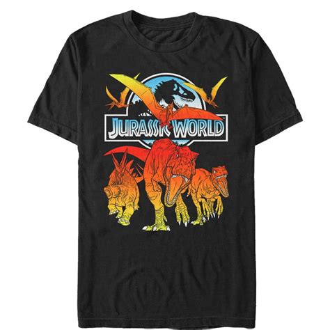 Buy Jurassic World Mens Jurassic World Fallen Kingdom Dinosaur Slim Fit Short Sleeve Crew