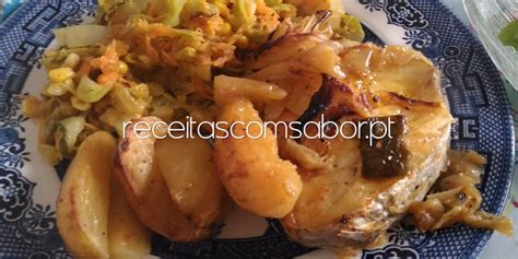 Pescada Assada No Forno Batatas Receitas Sabor