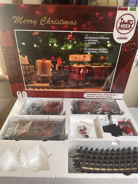 Lgb G Scale Christmas Train Starter Set Standard Dc Ebay