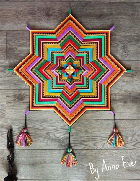 Mandala 31 5 Inch 80 Cm Peru Ojo De Dios God S Eye Ethnic Home