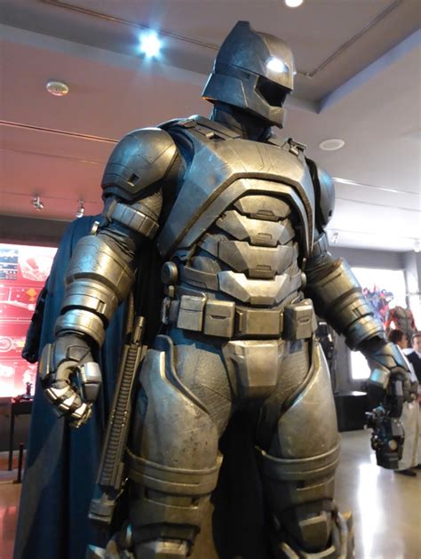 Armoured Mech Batsuit From Batman V Superman Dawn Of Justice On Display