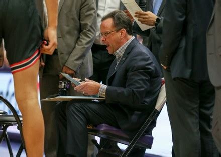 Georgia Head Coach Tom Crean Talks Editorial Stock Photo Stock Image