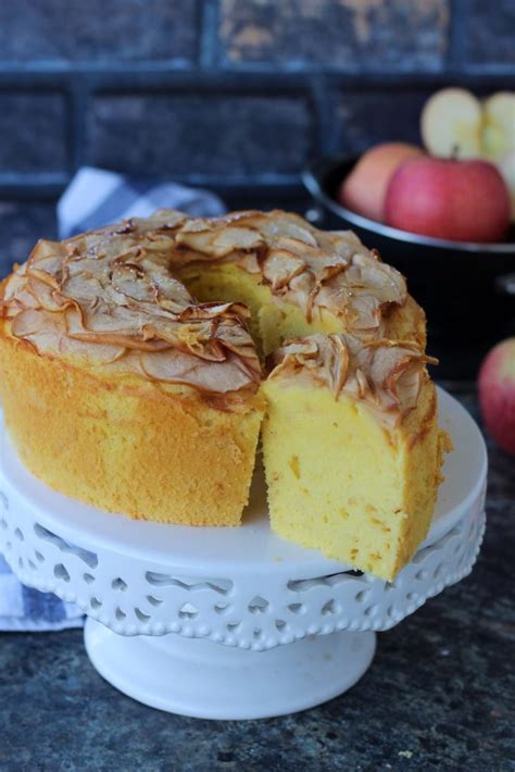 Chiffon Cake Alle Mele Senza Lattosio Cibo Che Passione