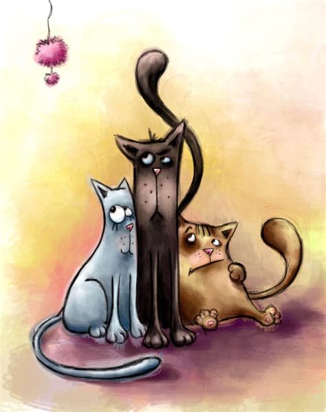 On Deviantart Whimsical Cats Cat