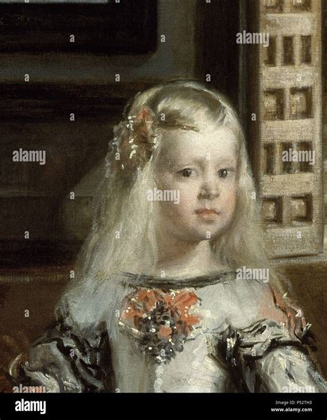 Las Meninas Detalle De La Infanta Margarita Teresa 1656 óleo