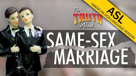 The Truth About Same Sex Marriage Program WVBS Online Video