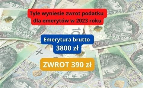 Tabela Wylicze Zwrotu Podatku Dla Emeryt W Gazeta Pomorska