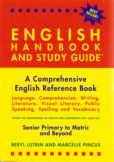 Educational English Handbook And Study Guide A Comprehensive English