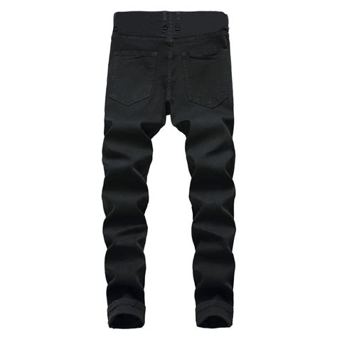 Men S Jeans Comfort Stretch Denim Straight Leg Relaxed Fit Jeans Mens Little Fuzzy Outdoor