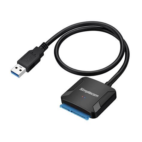 Simplecom Sa Usb To Sata Adapter Cable Converter With Power