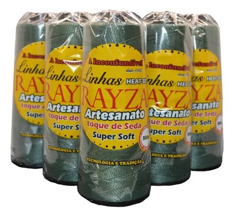 Linhas Rayza Artesanato Grossa Verde Onix Pack Unidades