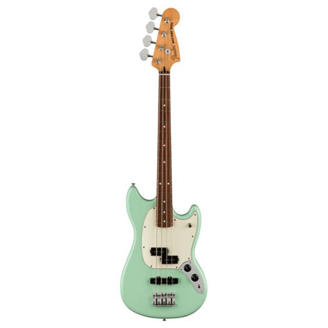 Fender Mustang Bass PJ Limited Edition Surf Green Basso A Scala Corta