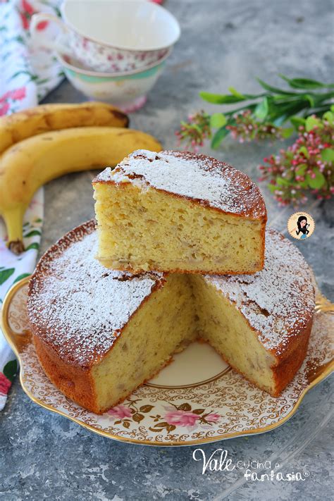 TORTA ALLE BANANE E Yogurt Ricetta Veloce E Senza Burro