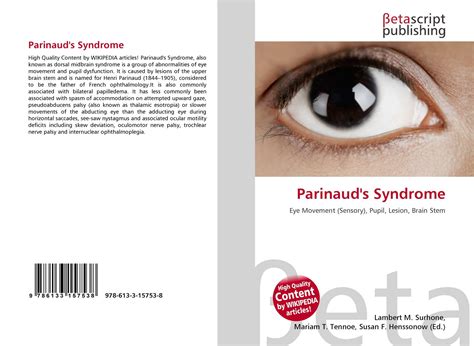 Parinaud's Syndrome, 978-613-3-15753-8, 6133157534 ,9786133157538