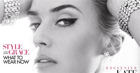 Twenty2 Blog Kate Winslet On The Cover Of Harper S Bazaar UK April