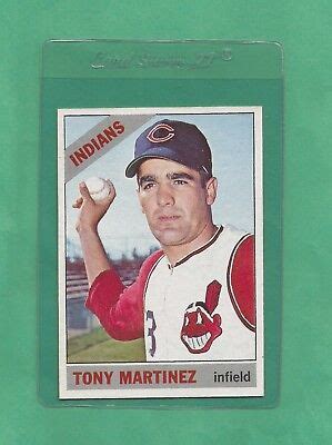 Topps Cleveland Indians Tony Martinez Nm Mt Tough Lo Pop