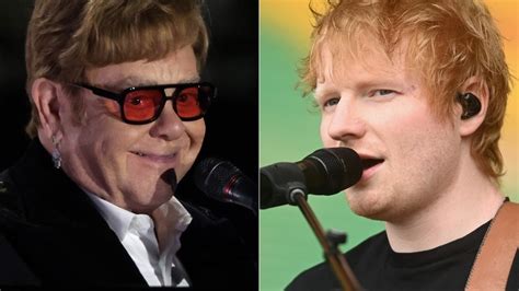 The Sad Reason Elton John Calls Ed Sheeran Every Day