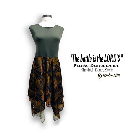 The Battle Is The Lords Praise Dress By Shekinah Dance Store Etsy